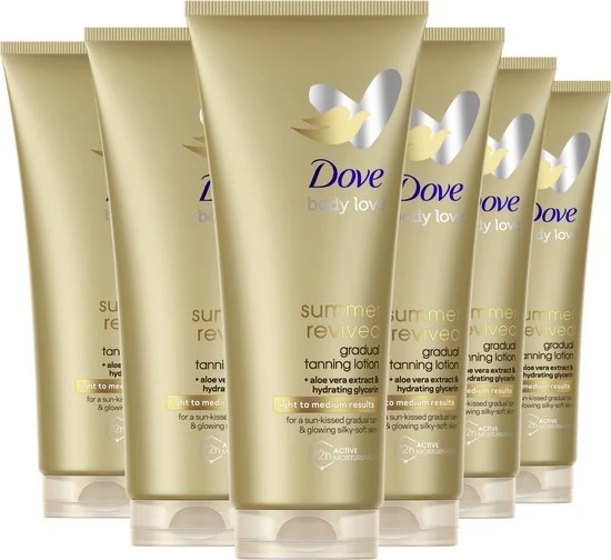 6x Dove Zelfbruinende Bodylotion