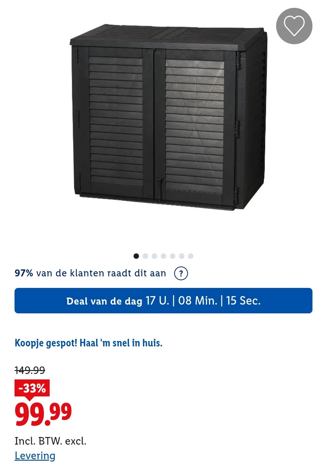 Tuinkast LIVARNO home -33%