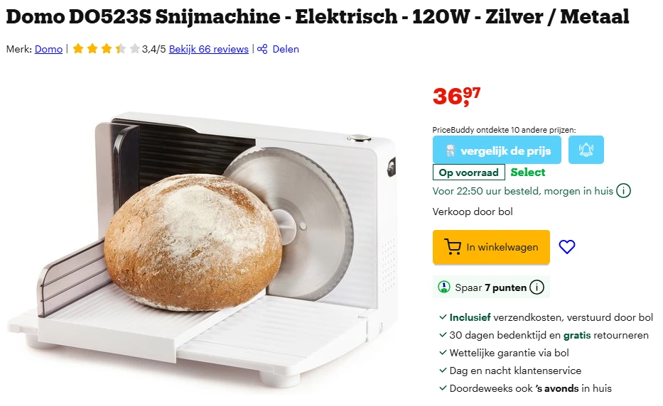 Domo DO523S Snijmachine -38%