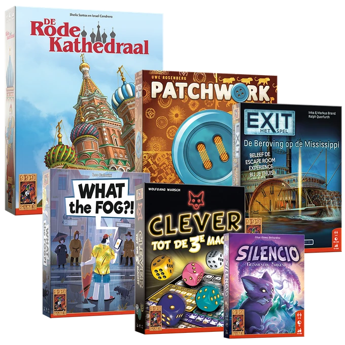 6 spellen voor slechts €49,99