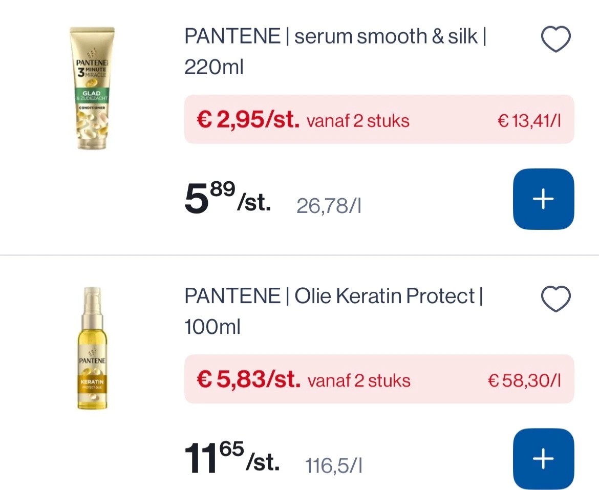 Pantene producten -50%