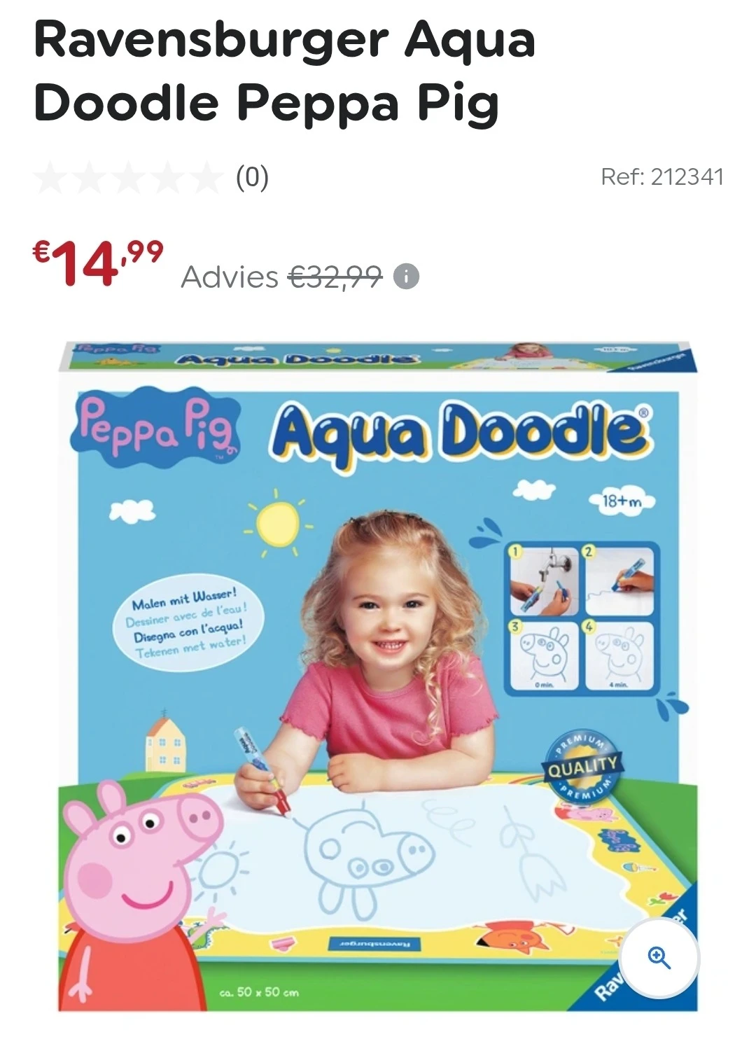 Ravensburger Aqua Doodle Peppa Pig -55%