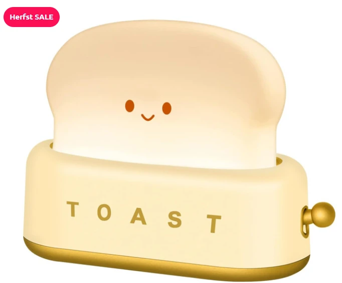 -50% Nachtlampje broodrooster 🍞
