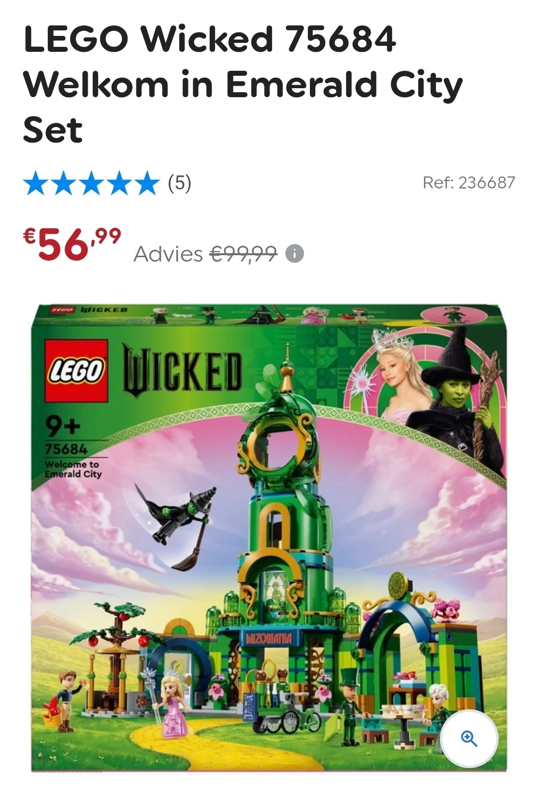 LEGO Wicked 75684 Welkom in Emerald City -43%