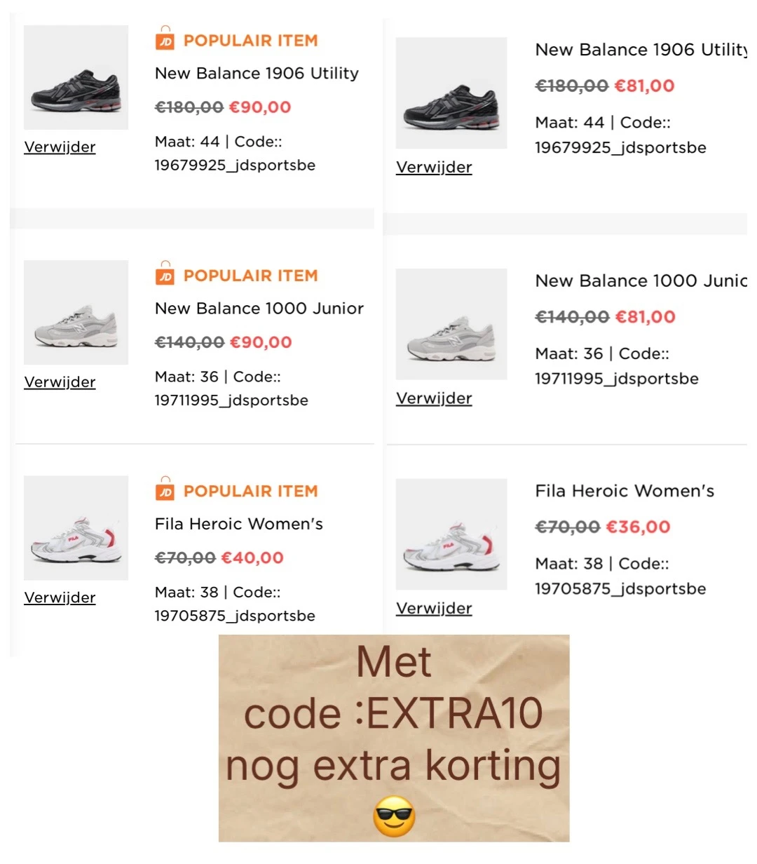 End of season uitverkoop JDsports
