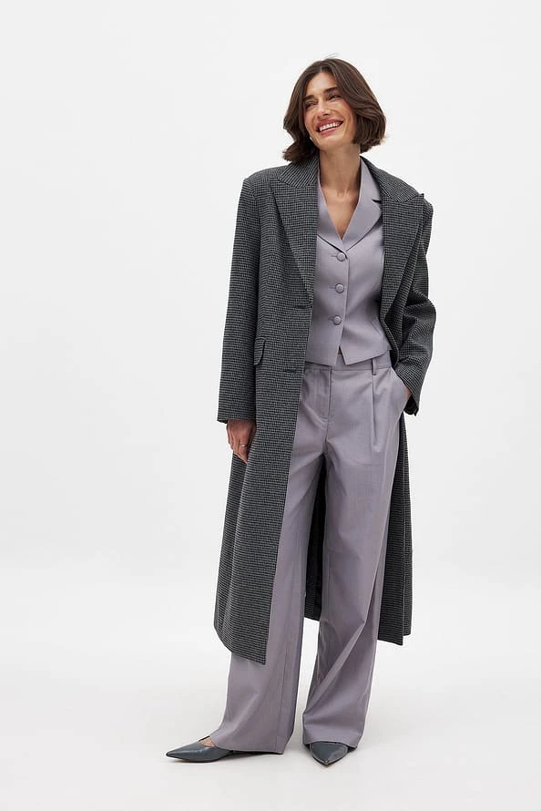 Geruite jas Na-KD -70%