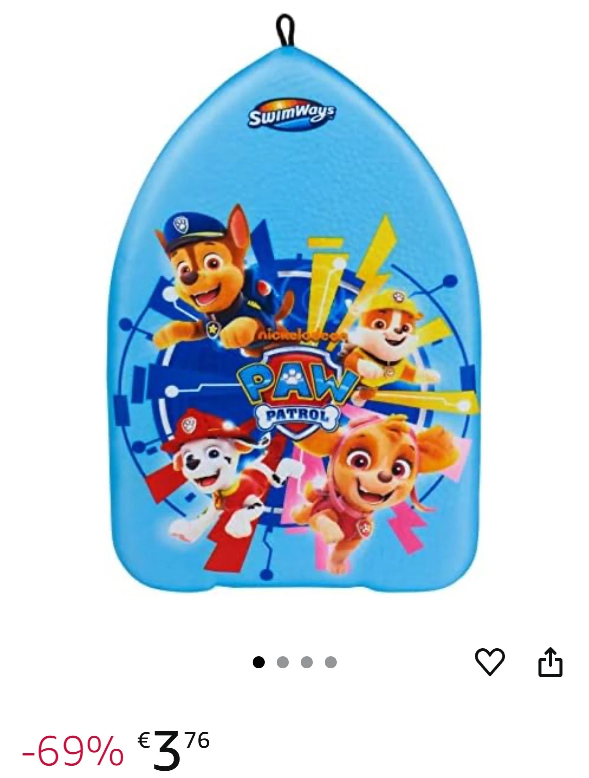 Paw patrol board -69%