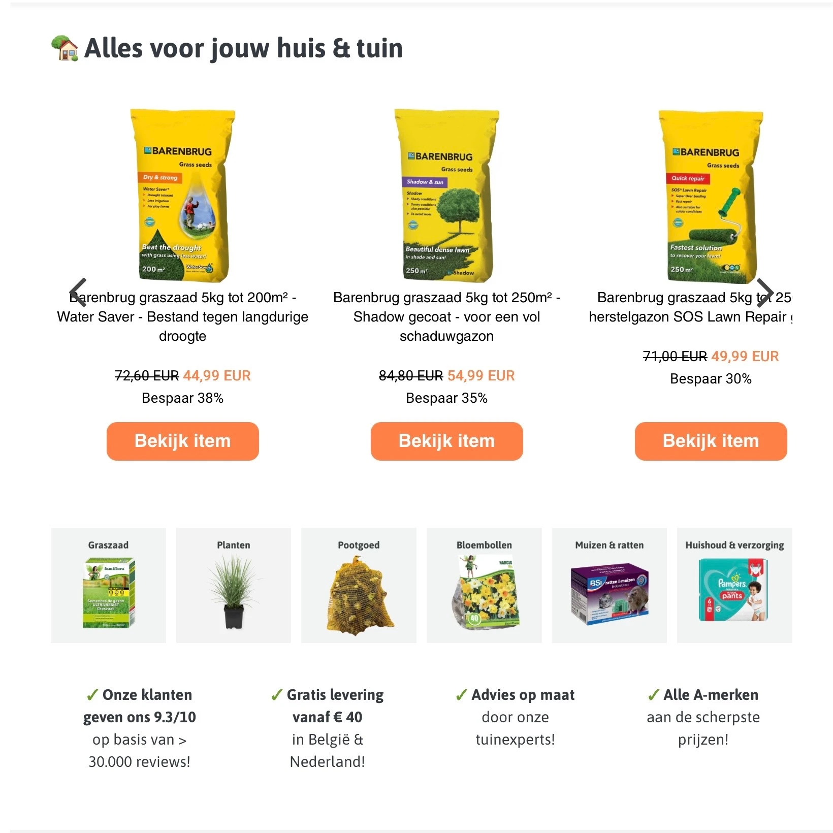 Gazonzaad in promo bij Hermie