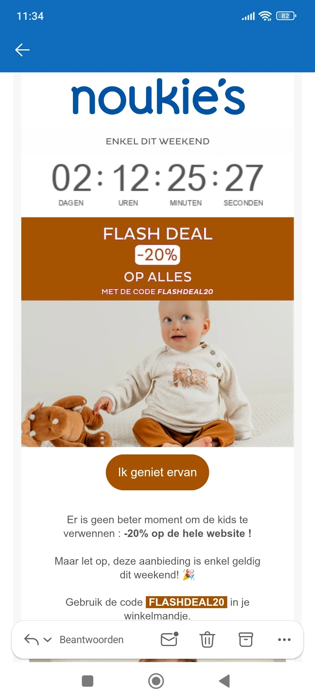Noukie's: 20% korting op alles