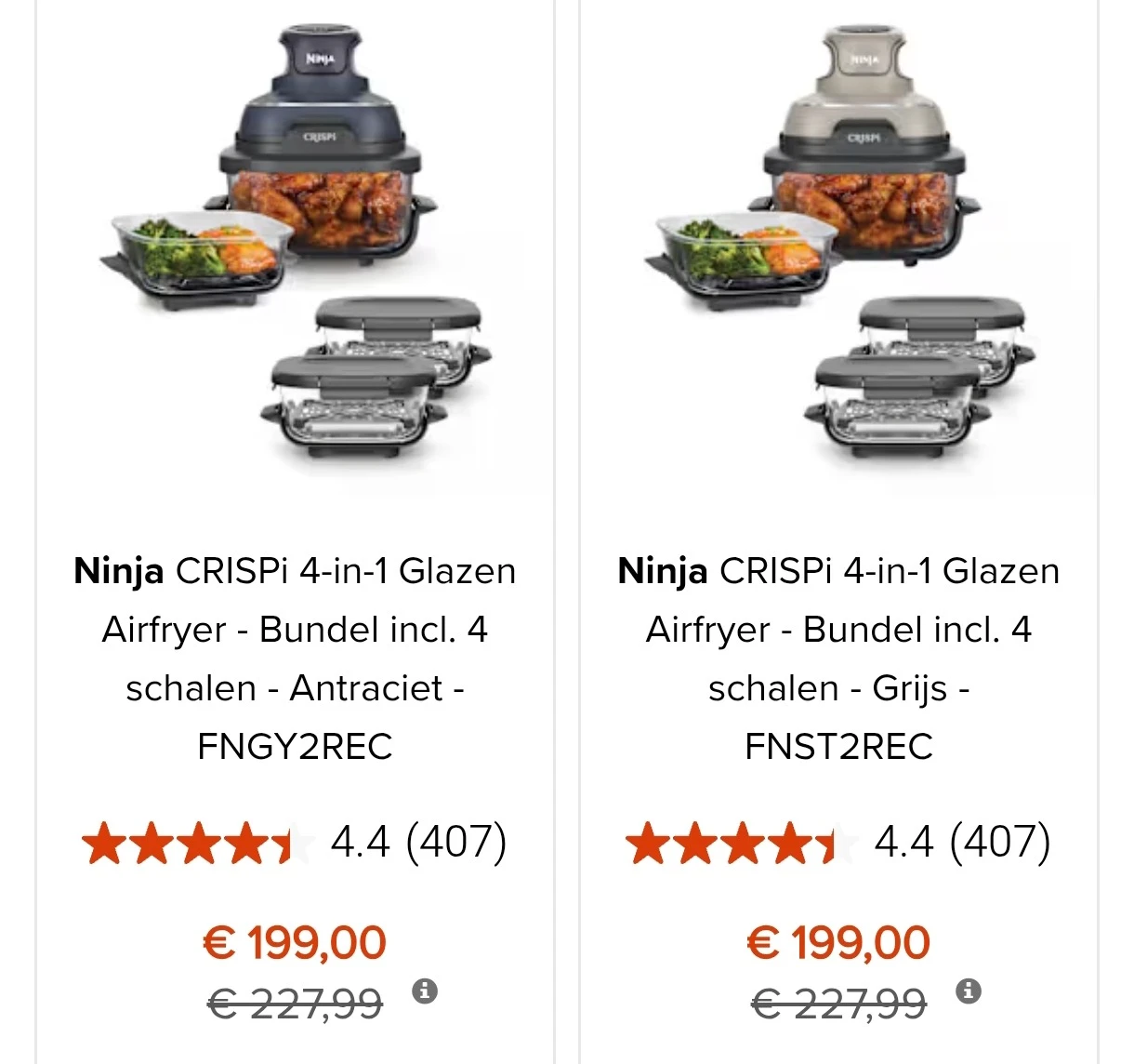 15% korting op Ninja artikelen