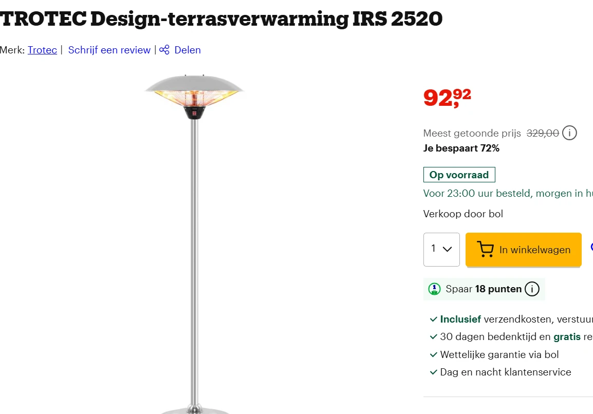Image of terrasverwarmer