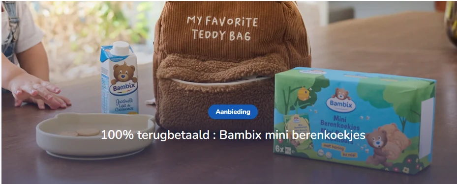 GRATIS nieuwe mini berenkoekjes Bambix 🎁