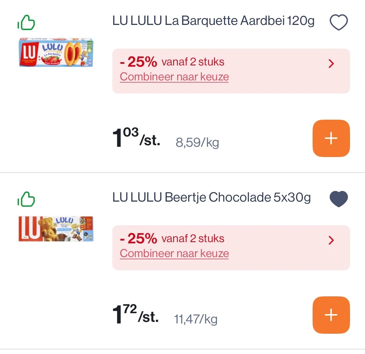 Lu-Lulu koeken met mooie promo