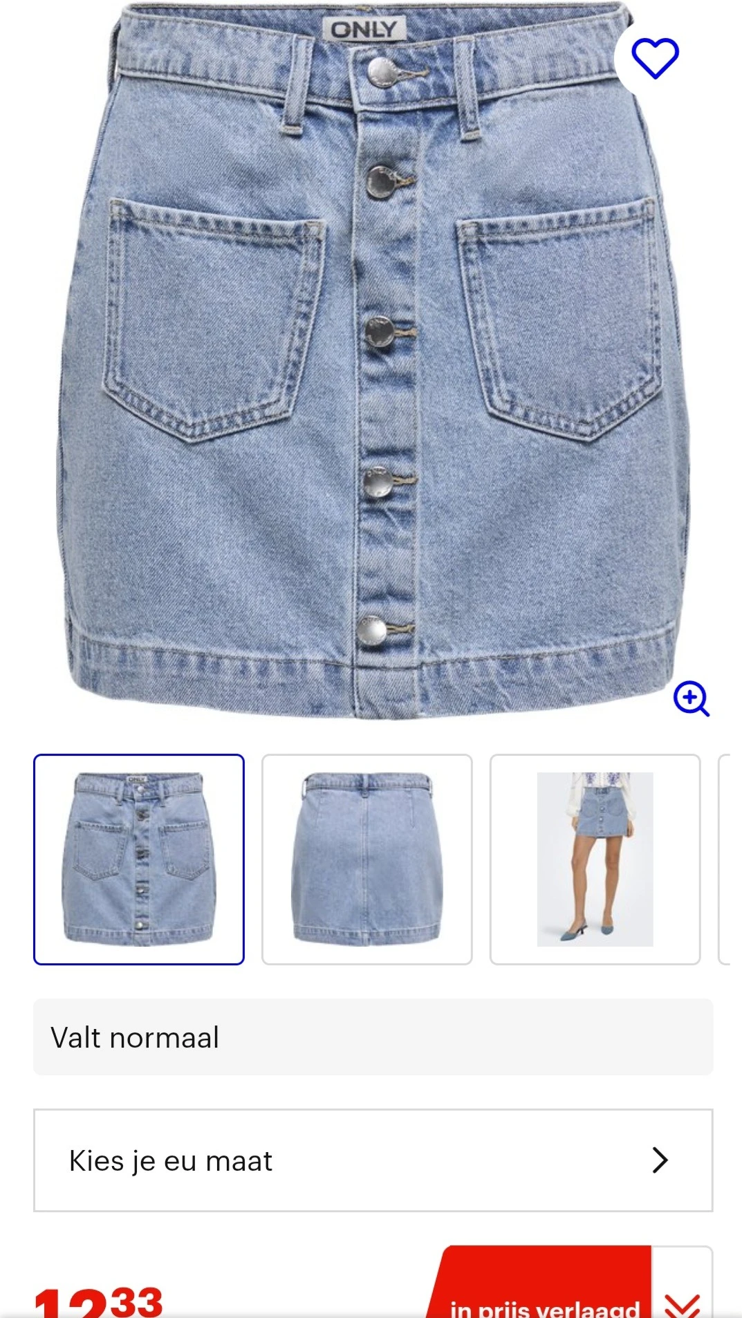 Only rok maat XL -56%