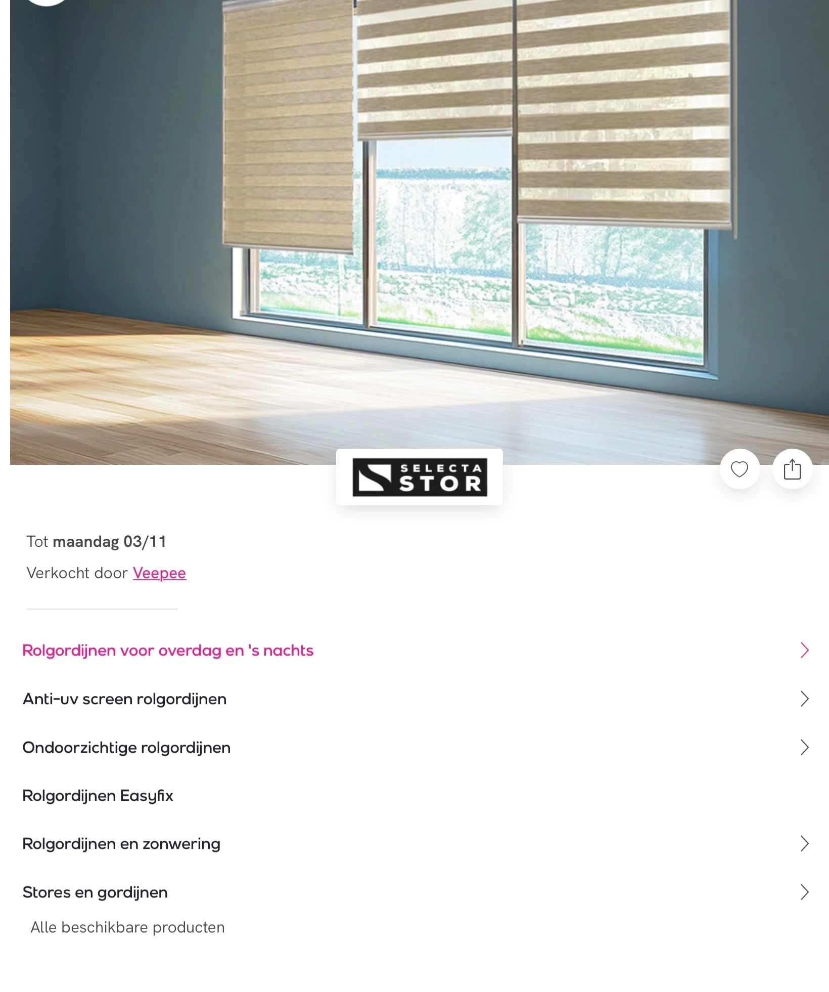 Image of rolgordijn