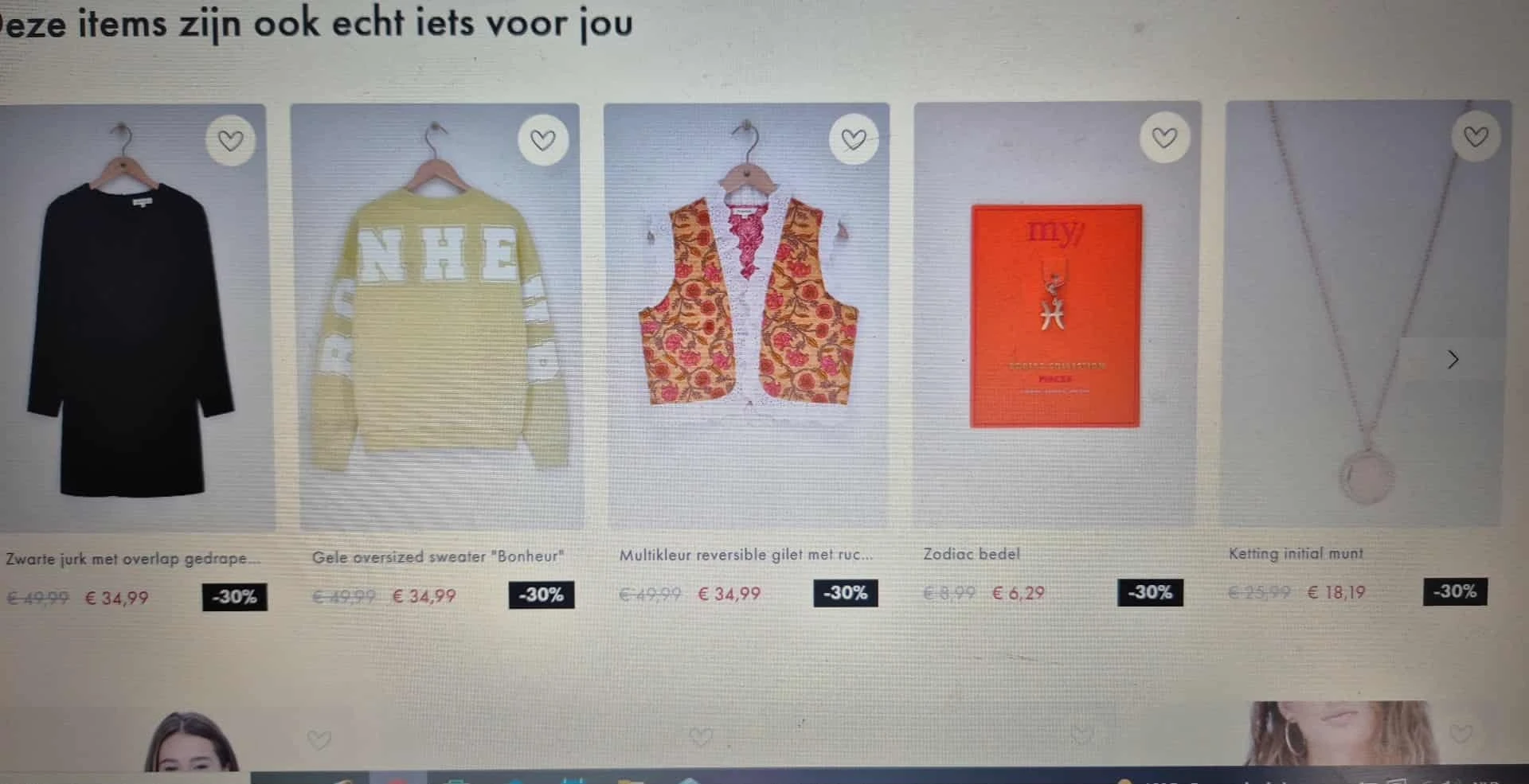 Heel wat sales bij my jewellery