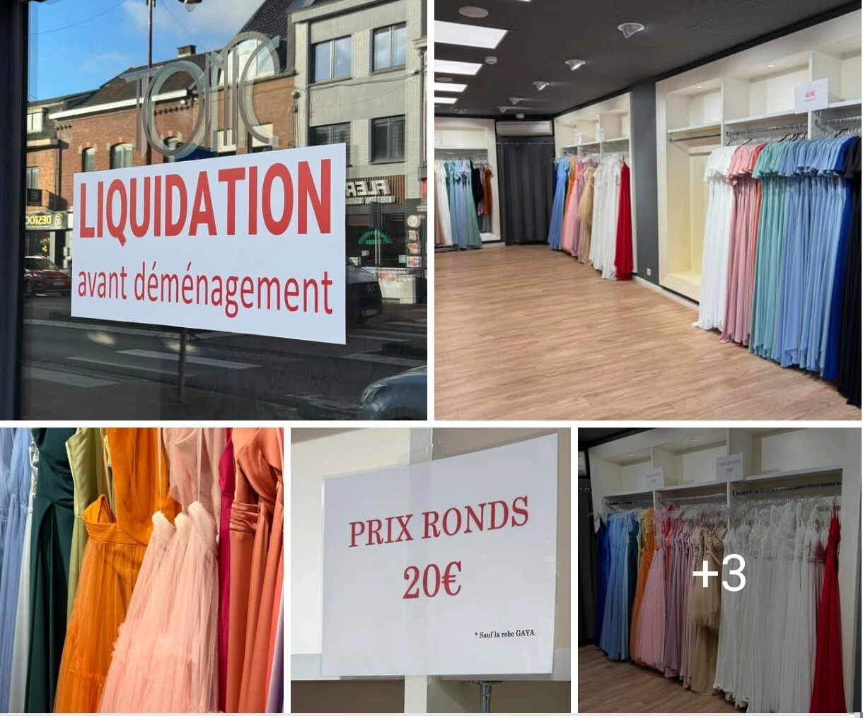 Jurken boutique tonic alles 20€