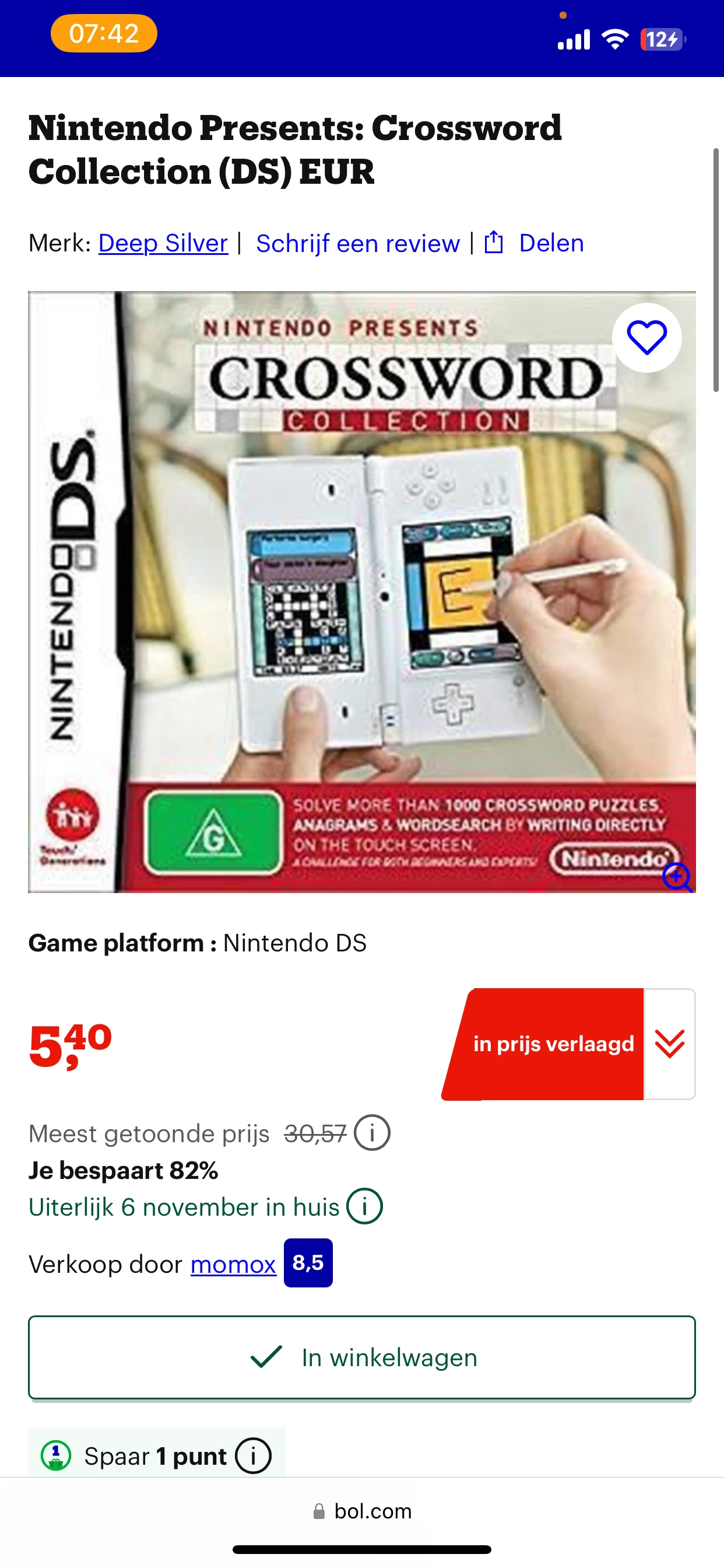 Nintendo Crossword (Engels).