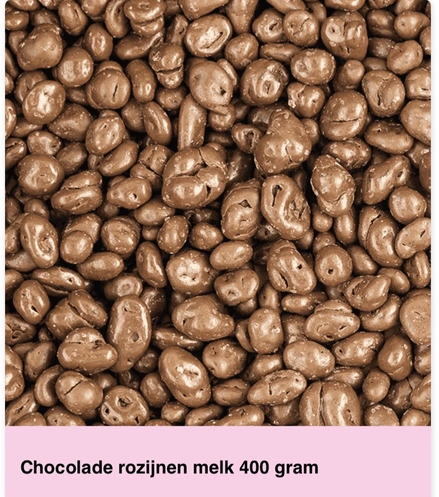 De notenshop Chocolade rozijnen -60%