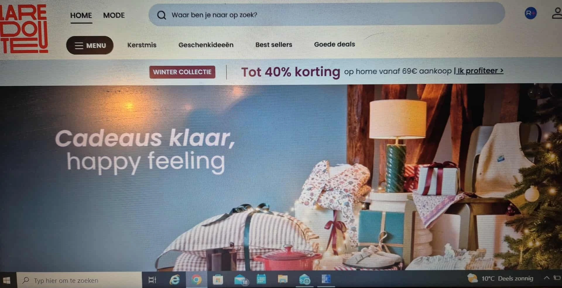 Tot 40% korting op home vanaf 69€ bij La Redoute