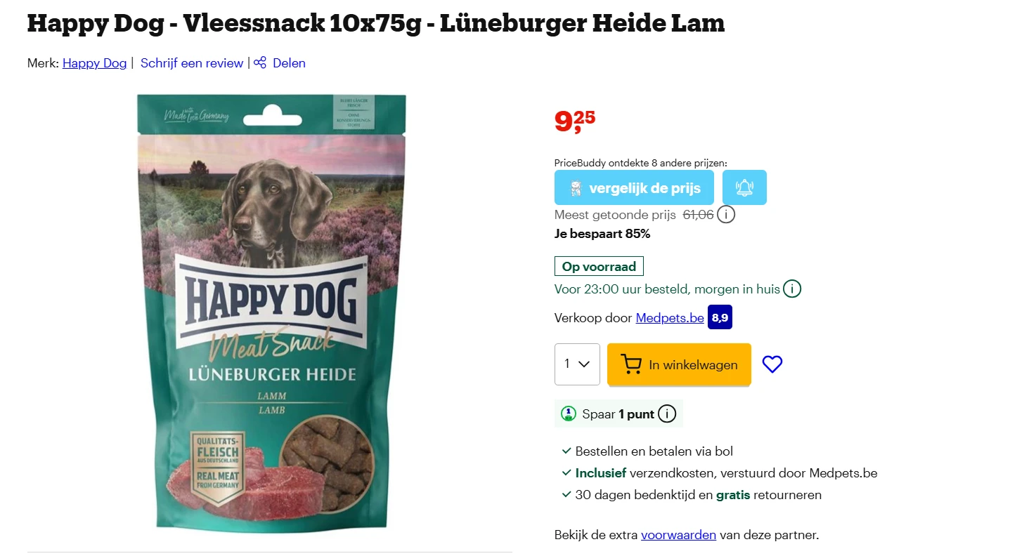 Image of hondenvoeding