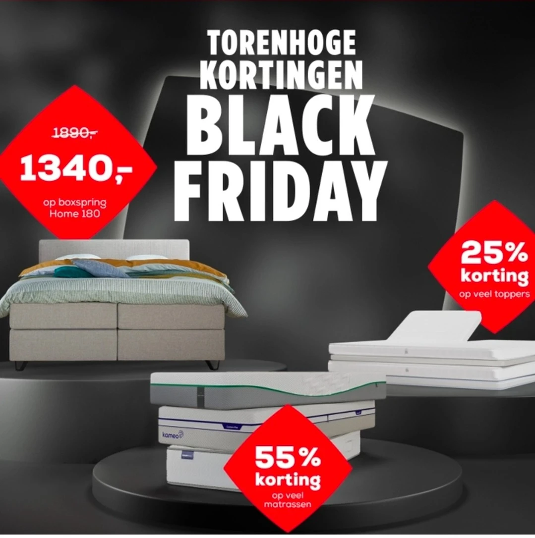 Black Friday acties bij Swiss Sense