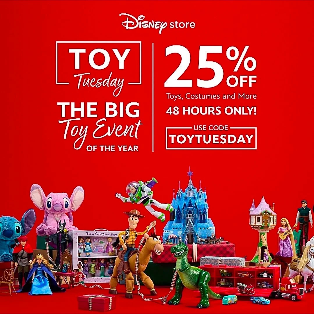 -25% op speelgoed, kostuums en meer bij Disney