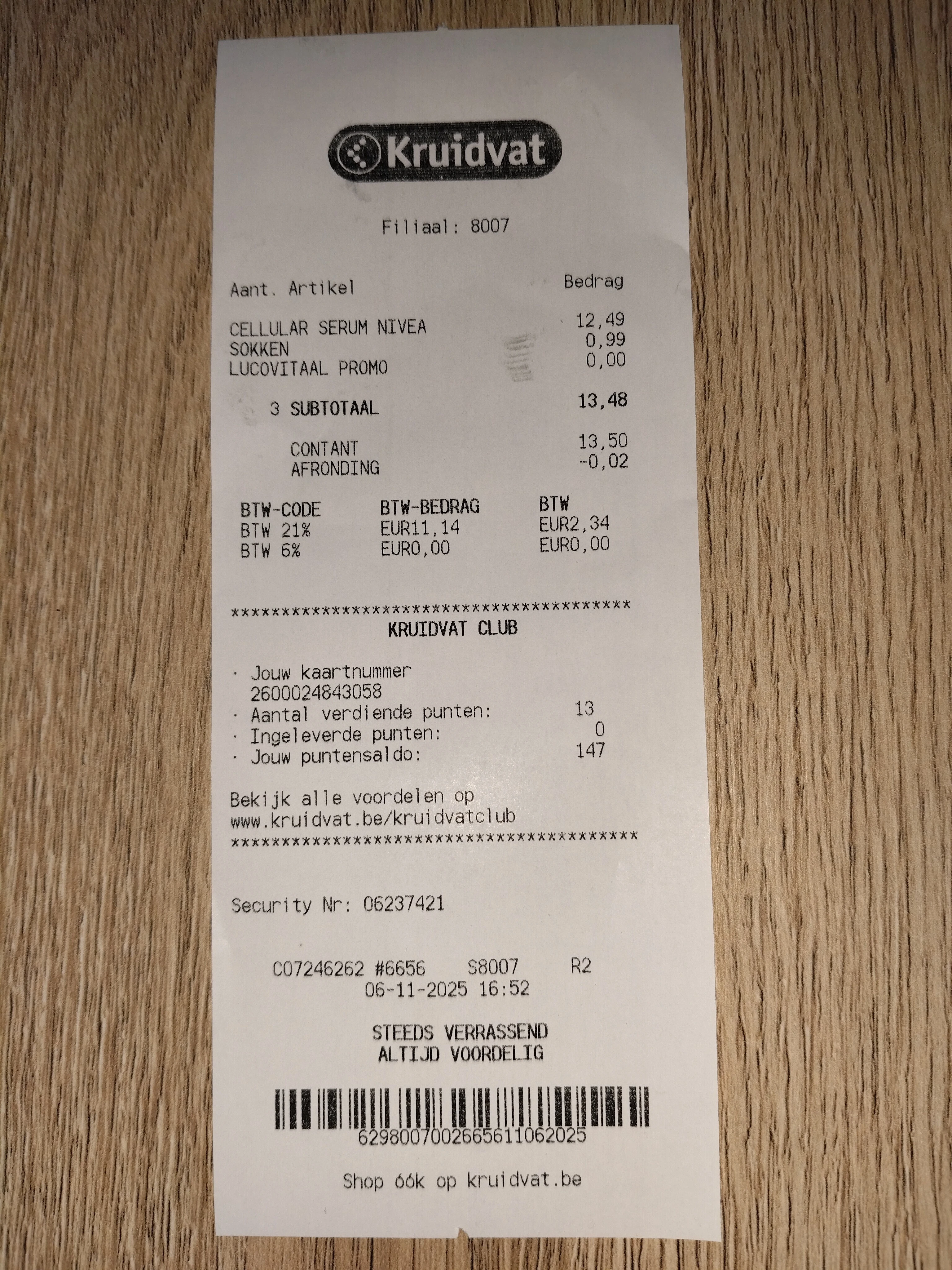 100% cashback op cellular serum nivea bij Kruidvat