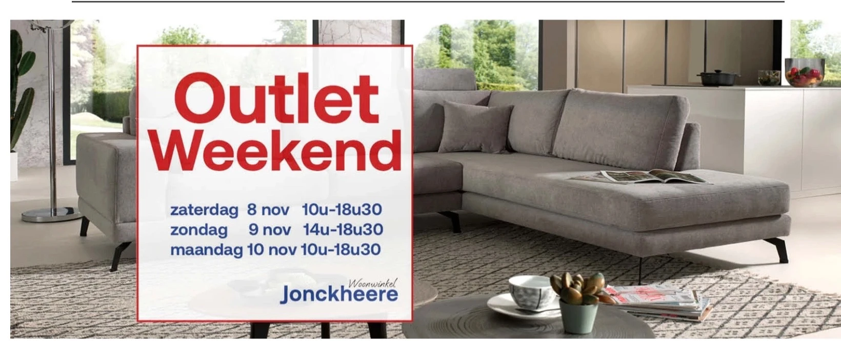 Meubelen Jonckheere outletweekend tot -70