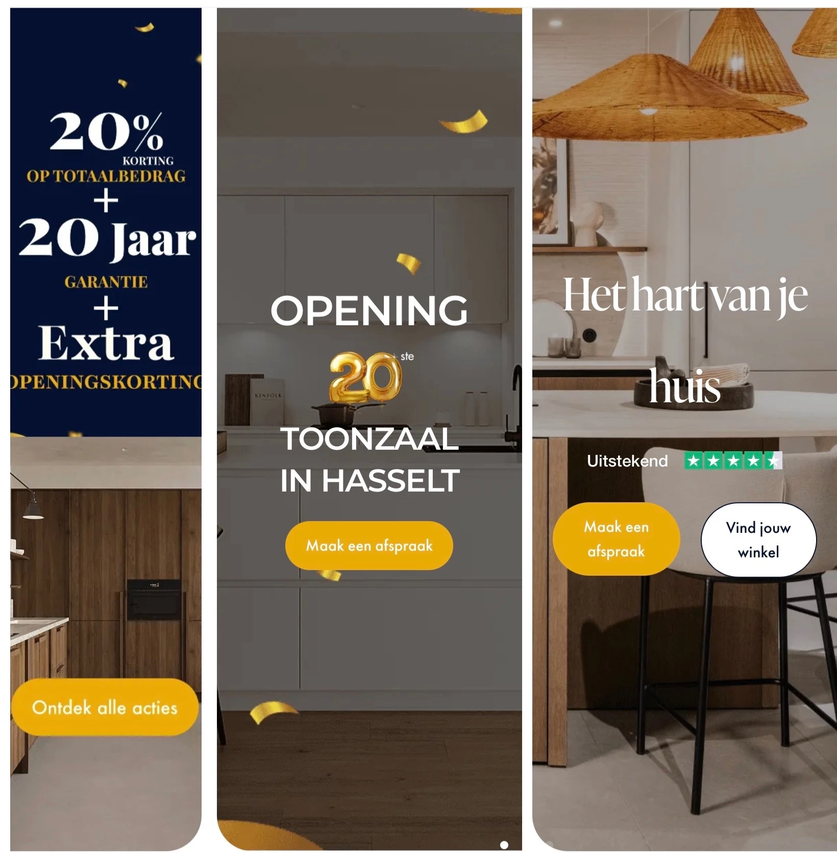 DSM keukens -20% + extra openingskorting