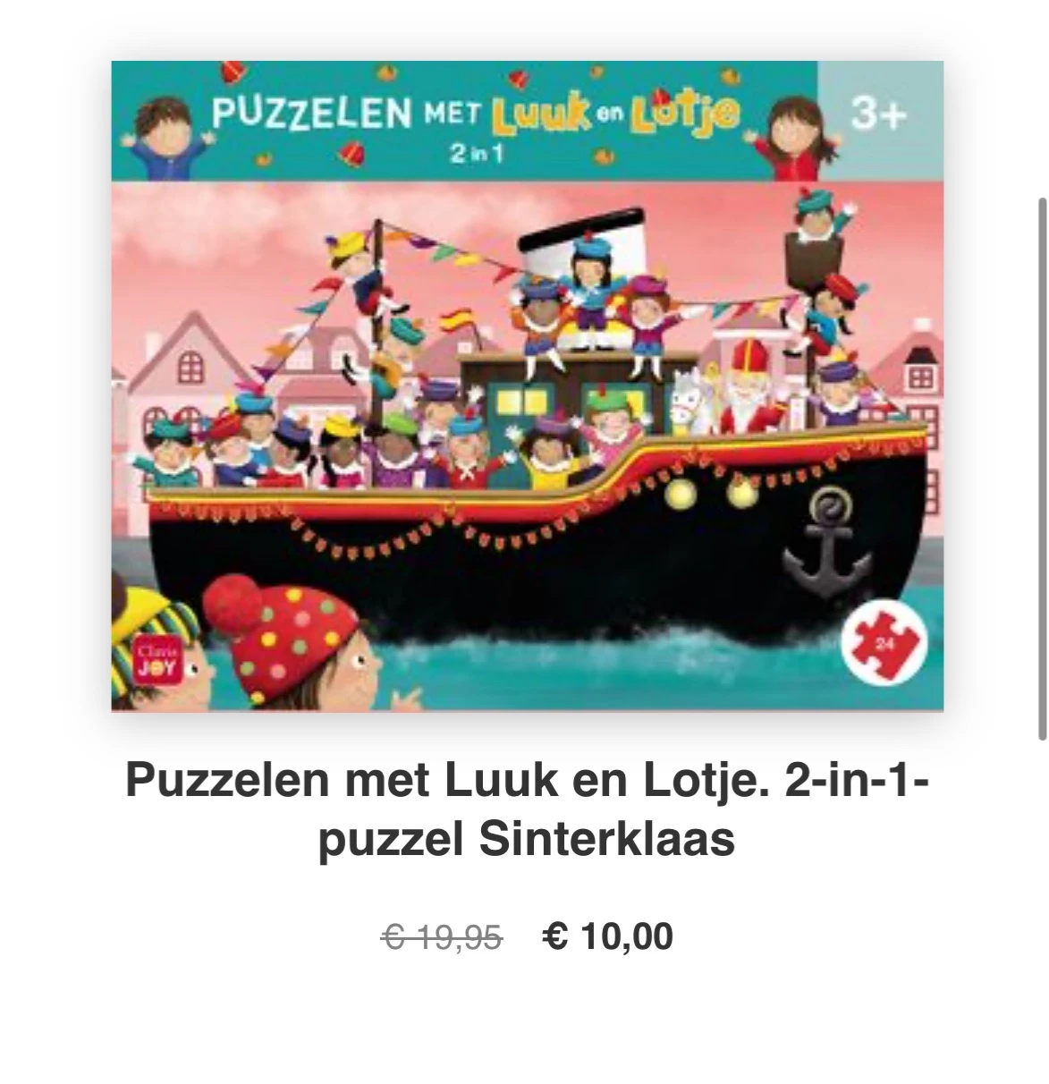 Sinterklaas actie clavis