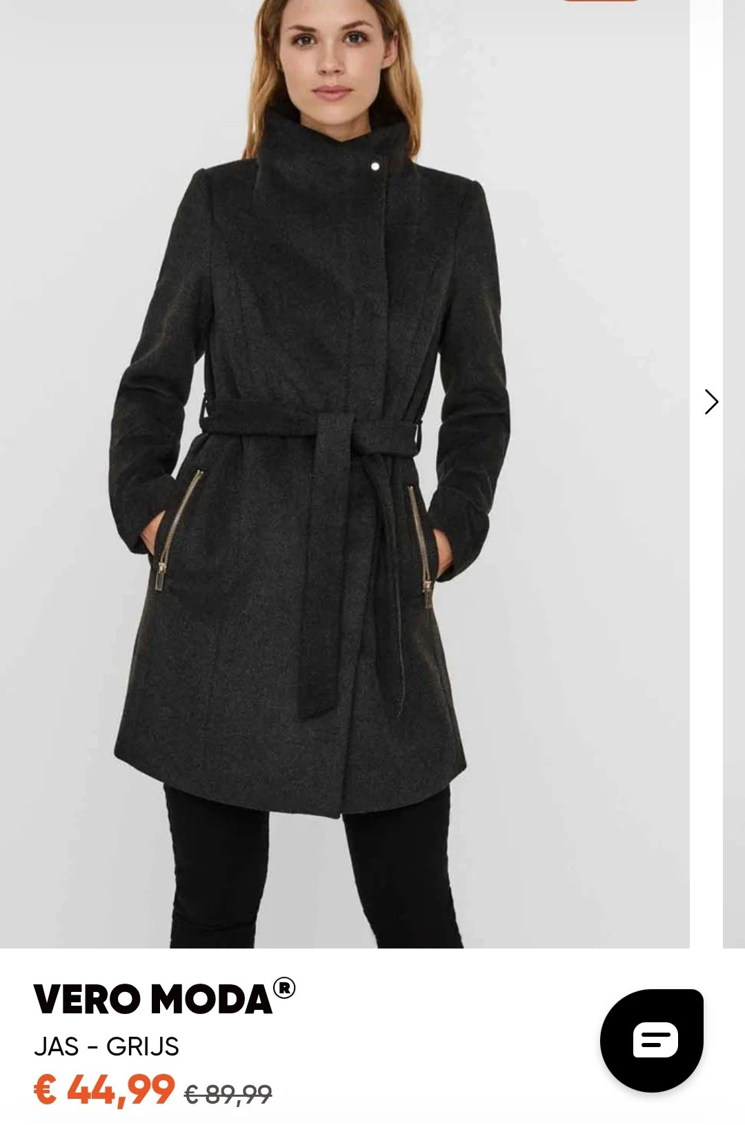 Vero Moda jas grijs -50%