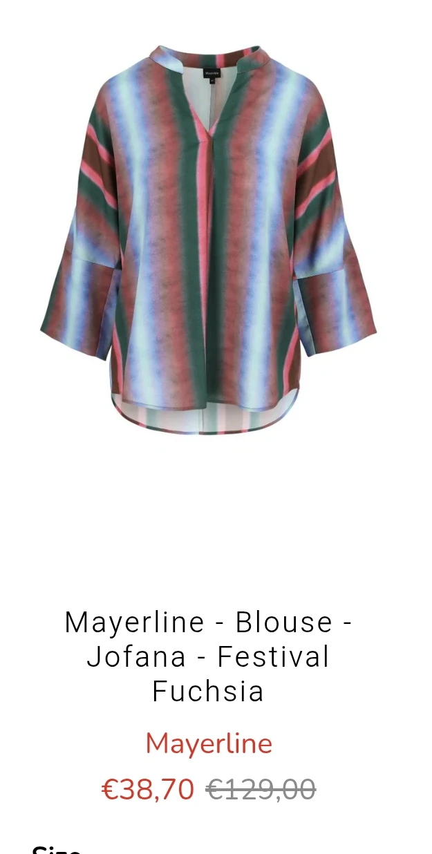 70% korting op Mayerline blouse