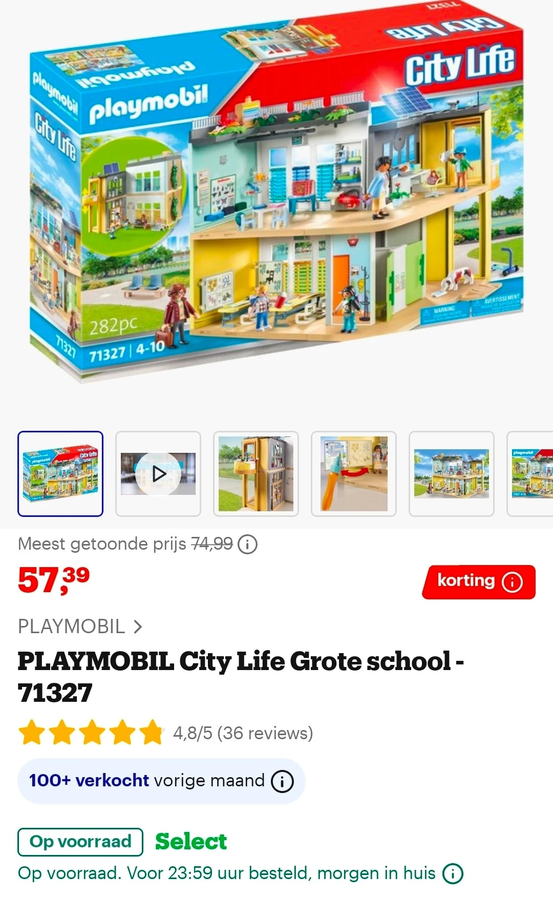 PLAYMOBIL City Life Grote school (71327)