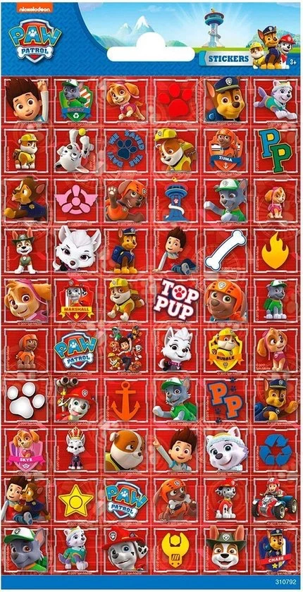 Paw Patrol Stickervel