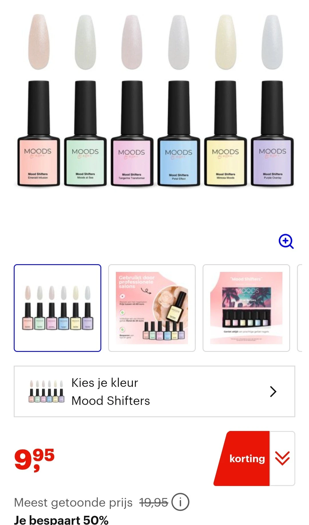 6-delige gel nagellak starterspakket -50%