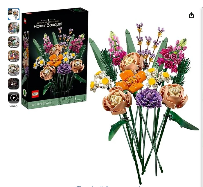 Lego Botanical aan 39,65 euro bij amazon BE