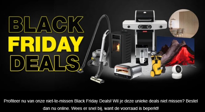 Black Friday deals bij Hubo
