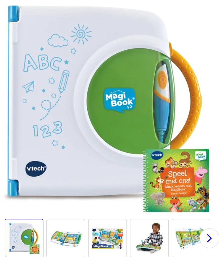 Vtech Magibook interactief activiteitenboek voor kindjes