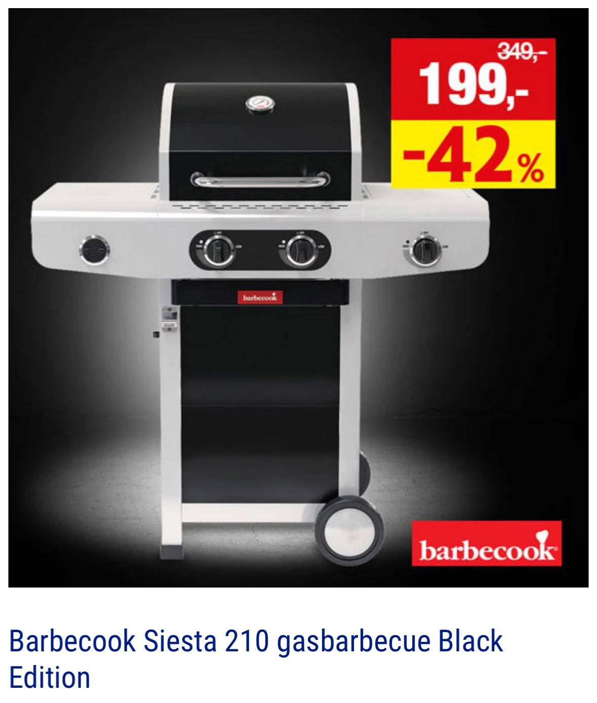 Barbecook Siesta 210 gasbarbecue