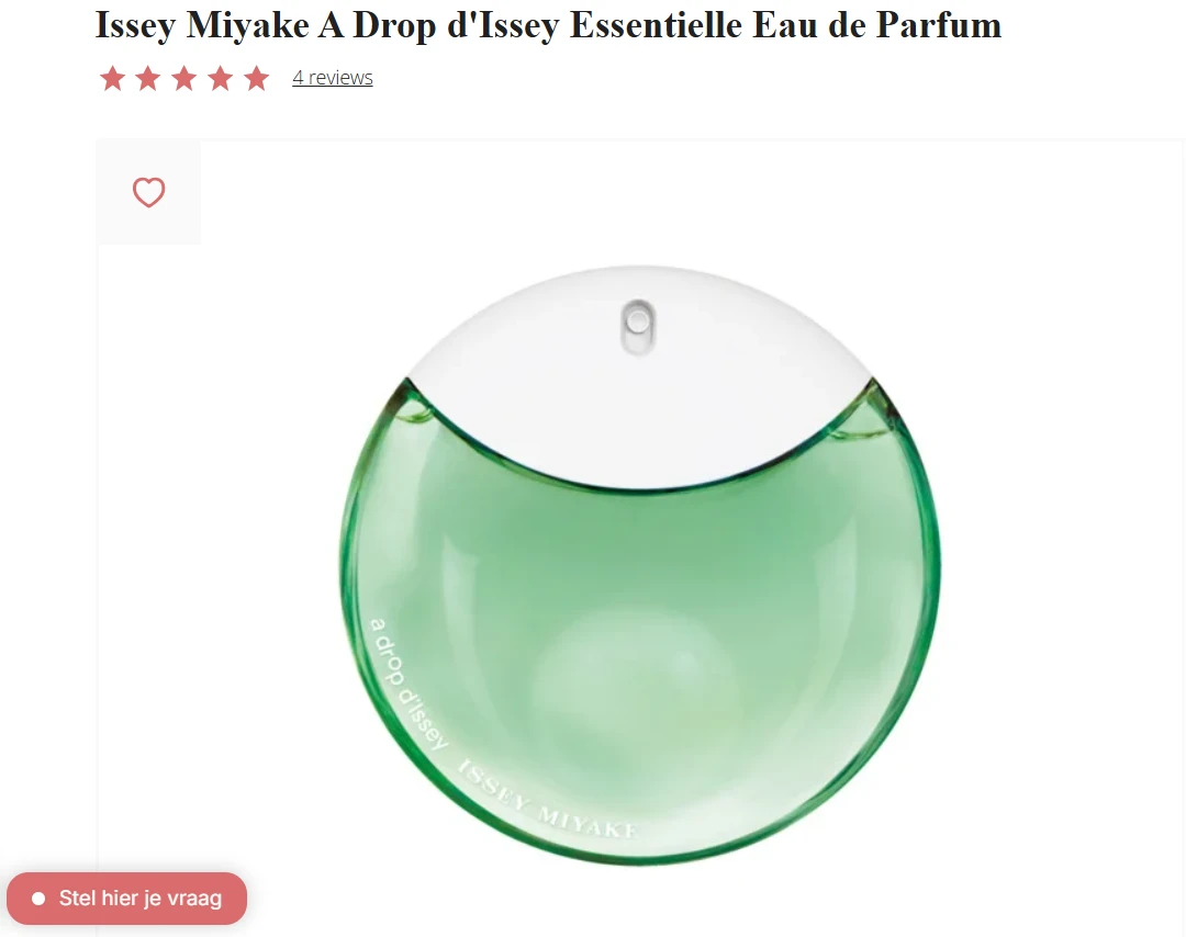 Super koopje! Issey Miyake A Drop d'Issey Essentielle Eau de Parfum 50ml