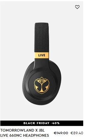 Tot -50% Tomorrowland merchandise 🦋