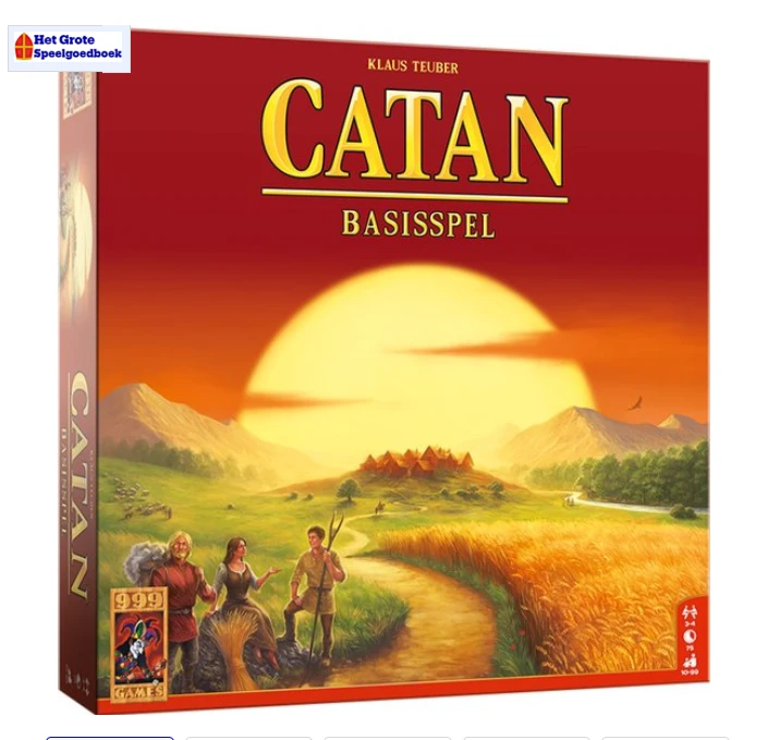 €11 korting op 999 games Catan