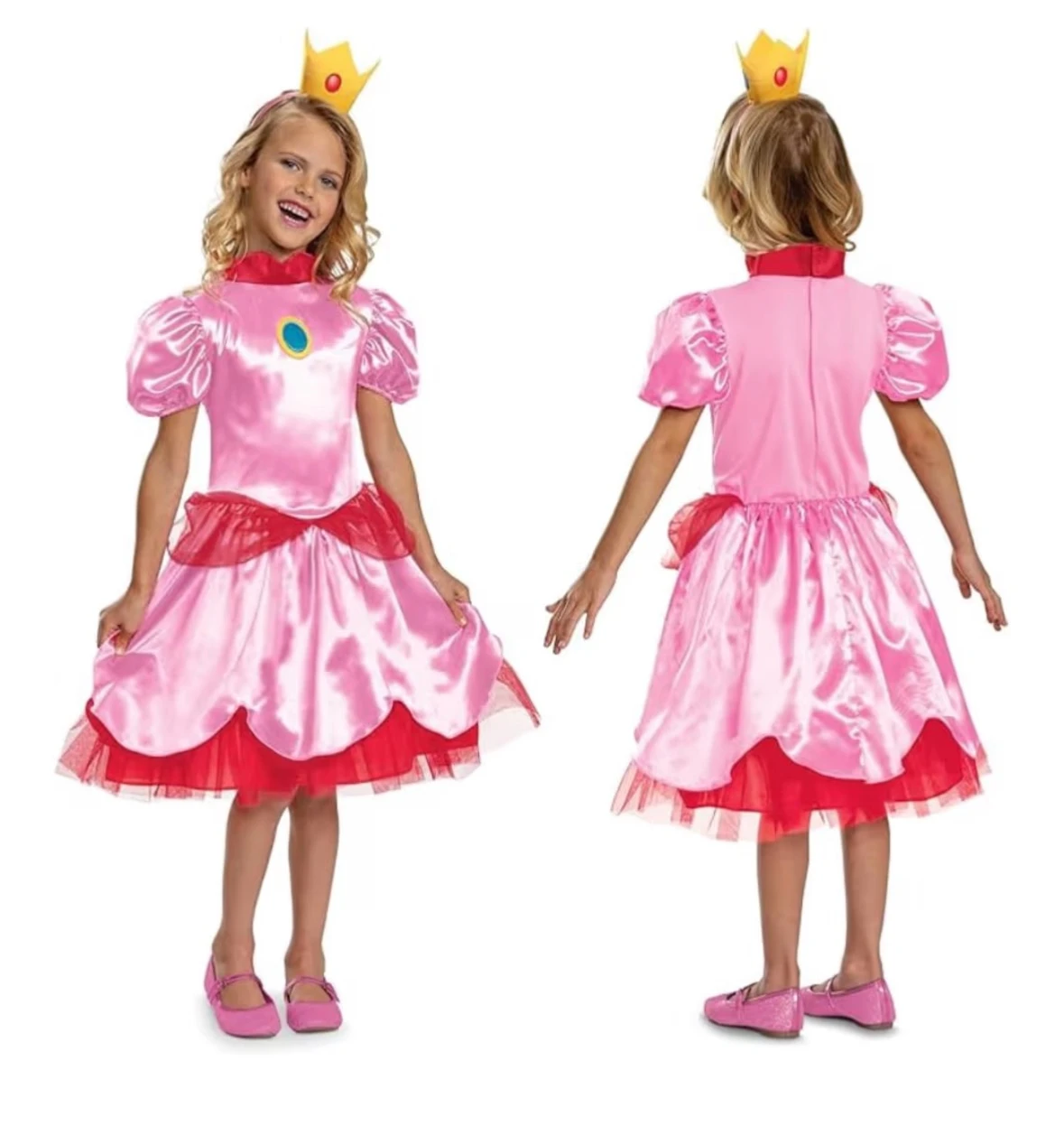 Princess Peach-kinderkostuum