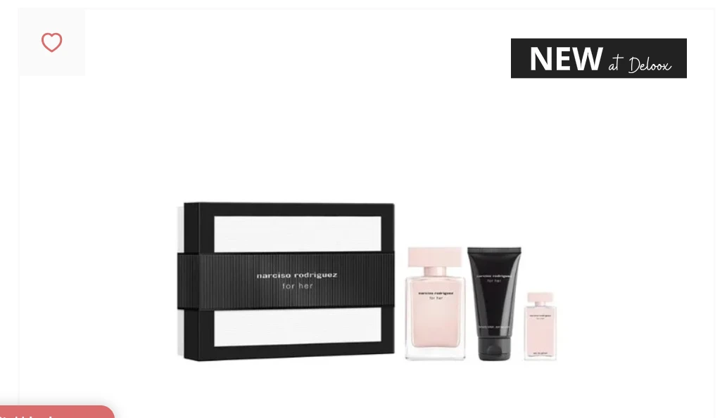 Narciso Rodriguez geschenkset met oa parfum en bodylotion