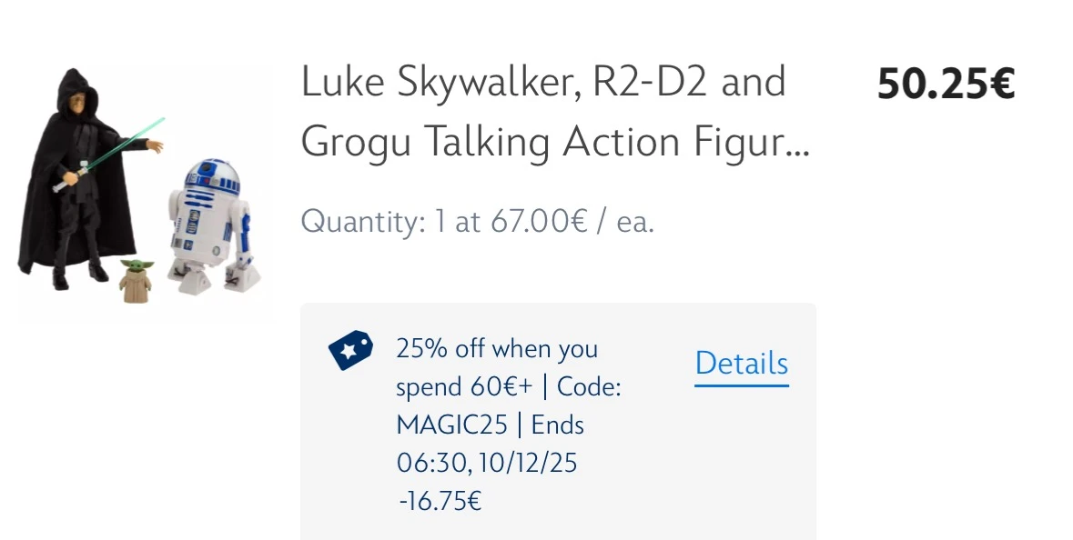 Kortingscode Disneystore