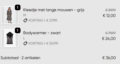 86.48 euro bespaard bij zeb!