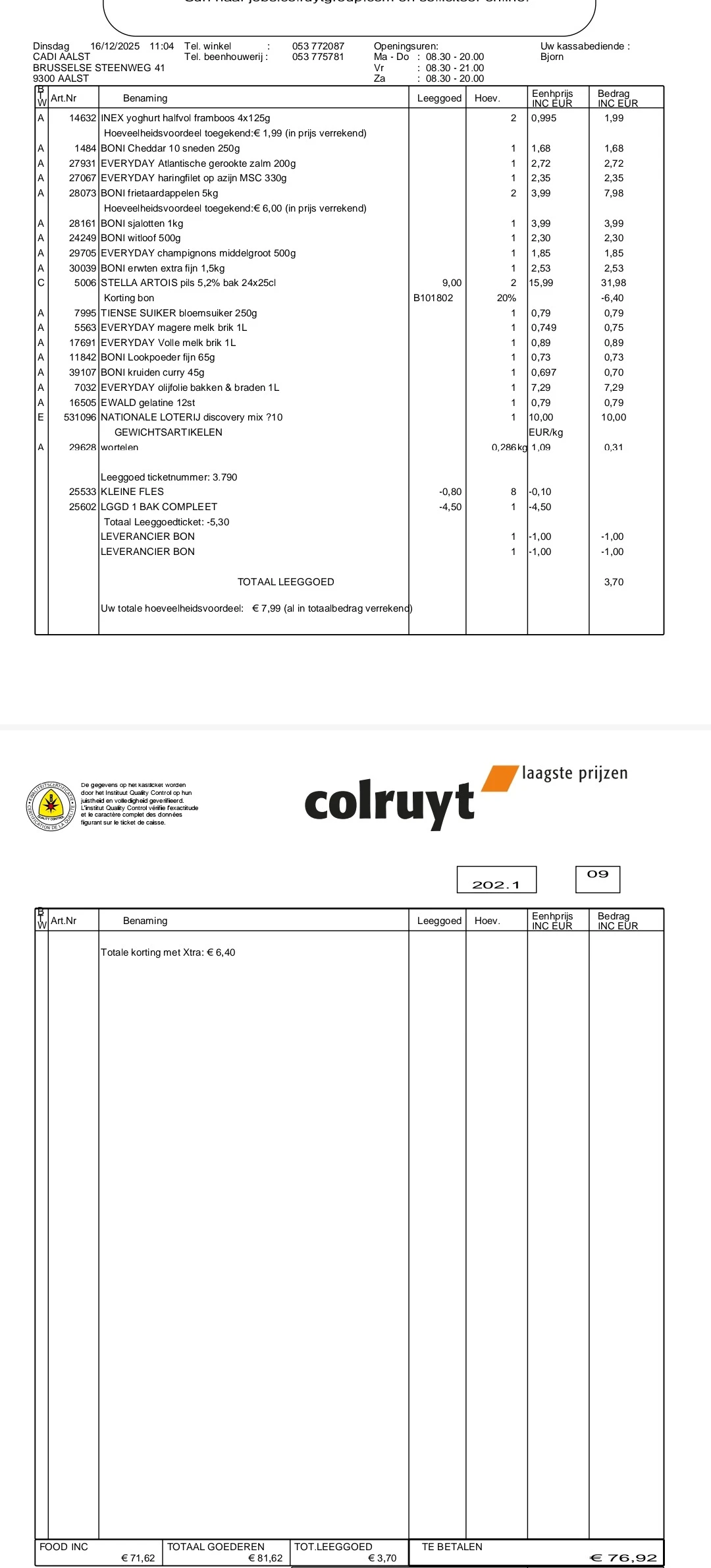 Colruyt koopje met wowi deals