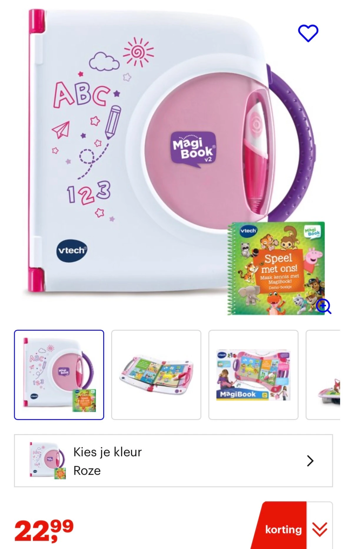 VTech Magibook Starter Pack Roze