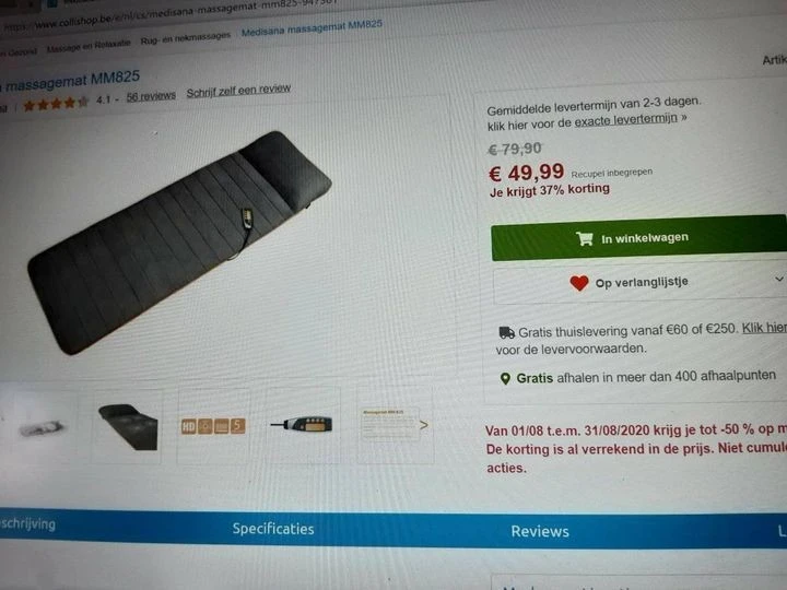 Nu bij Collishop, solden... we kochten twee...